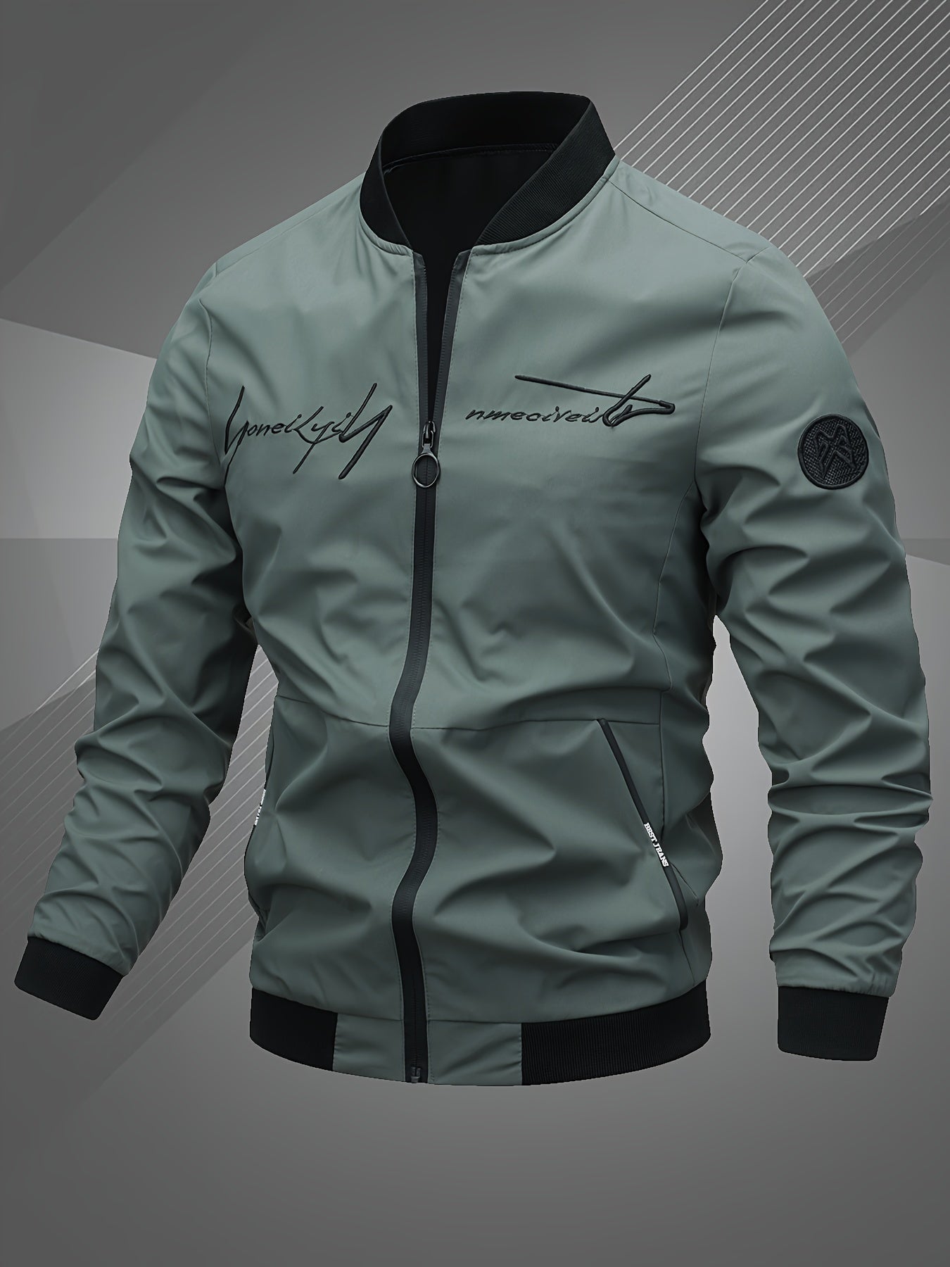 Hammond | Casual Long Sleeve Bomber Jacket