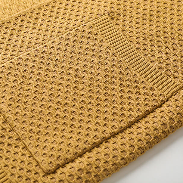 James™ - Comfortable Honeycomb Knit Cardigan