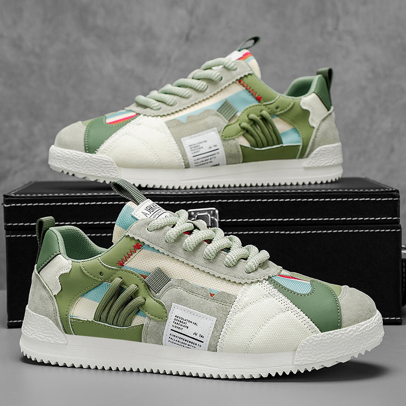 Edwardo | Retro Fragment Sneakers