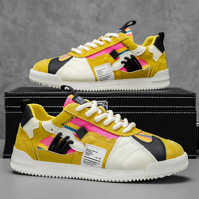 Edwardo | Retro Fragment Sneakers