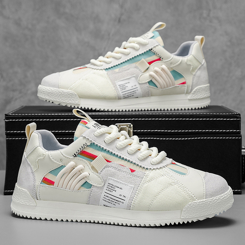 Edwardo | Retro Fragment Sneakers