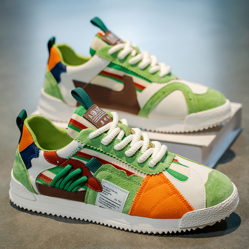 Edwardo | Retro Fragment Sneakers