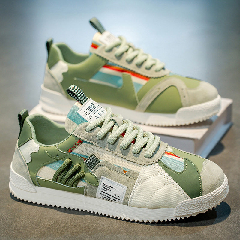 Edwardo | Retro Fragment Sneakers