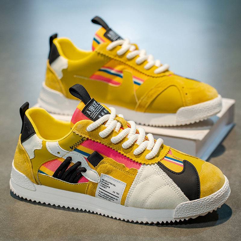Edwardo | Retro Fragment Sneakers