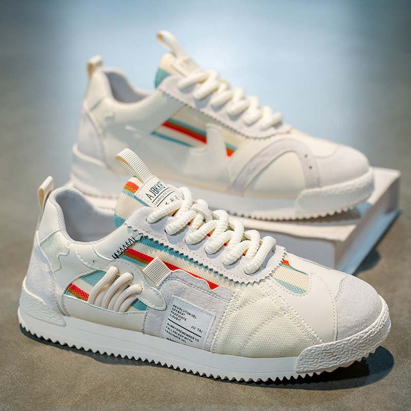 Edwardo | Retro Fragment Sneakers