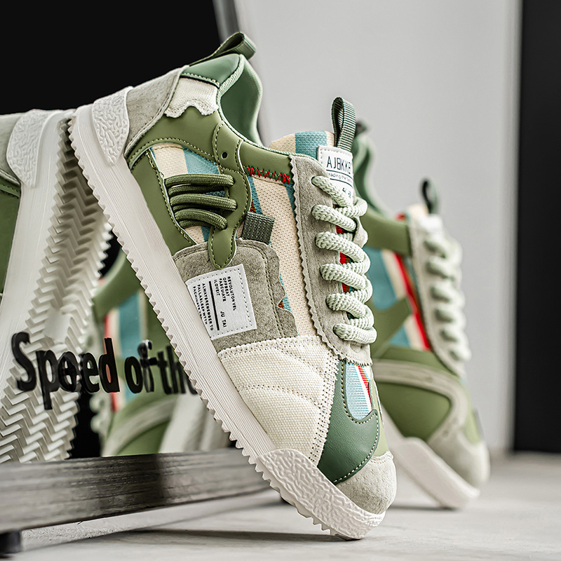 Edwardo | Retro Fragment Sneakers