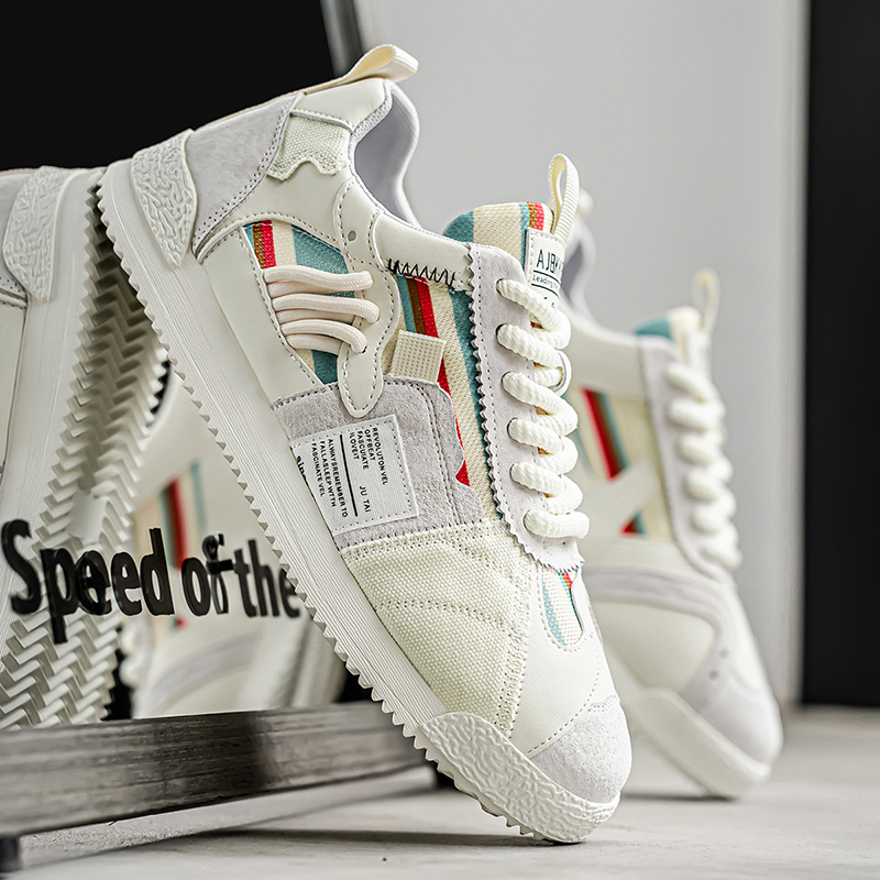 Edwardo | Retro Fragment Sneakers