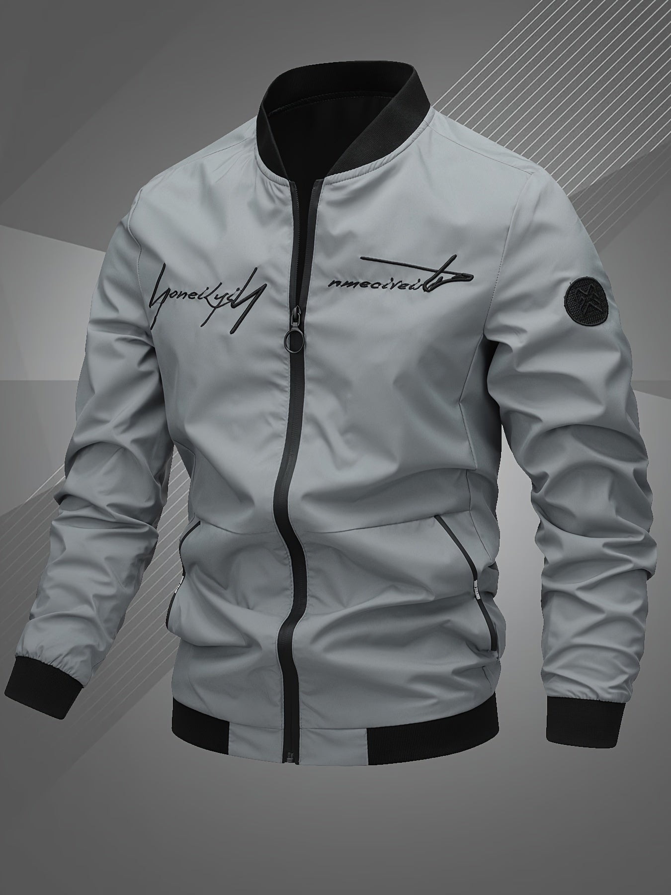 Hammond | Casual Long Sleeve Bomber Jacket