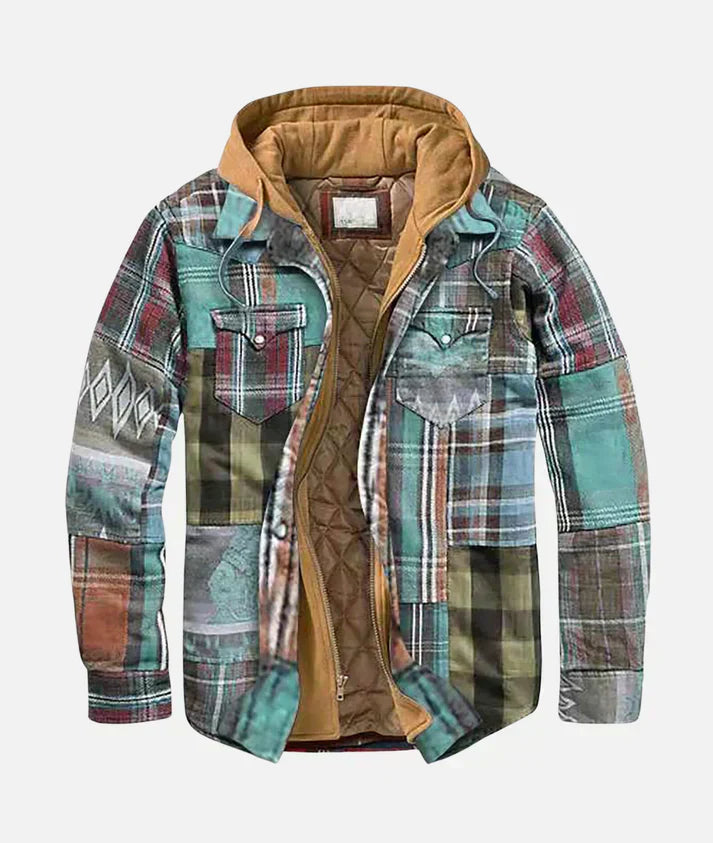 Carter™ | Patchwork Plaid Jacket