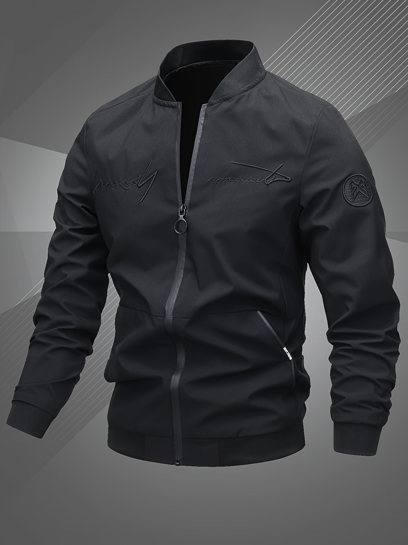 Hammond | Casual Long Sleeve Bomber Jacket