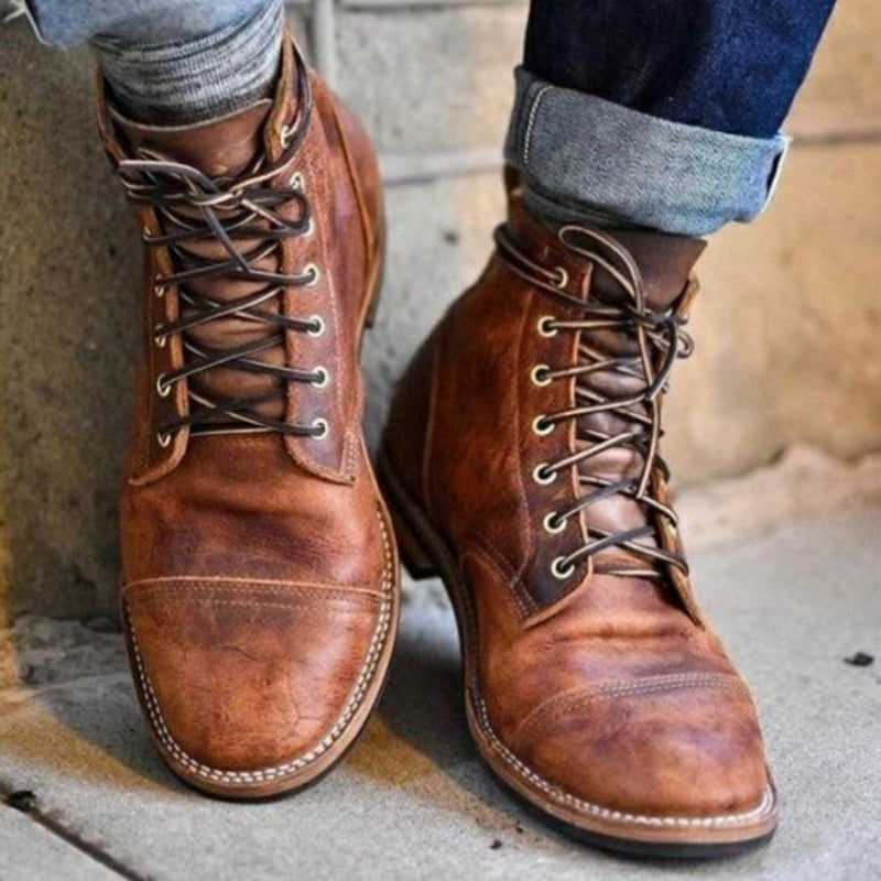 Aiden | Leather Ankle Boots