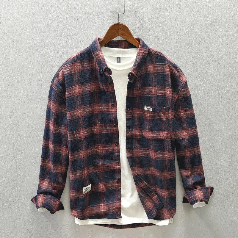 Jony | Classic Long Sleeve Plaid Shirt