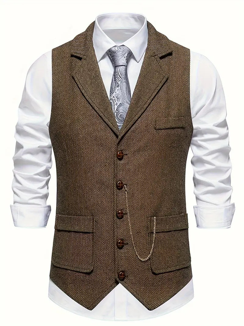 Ferry | Single Breasted Lapel Vest